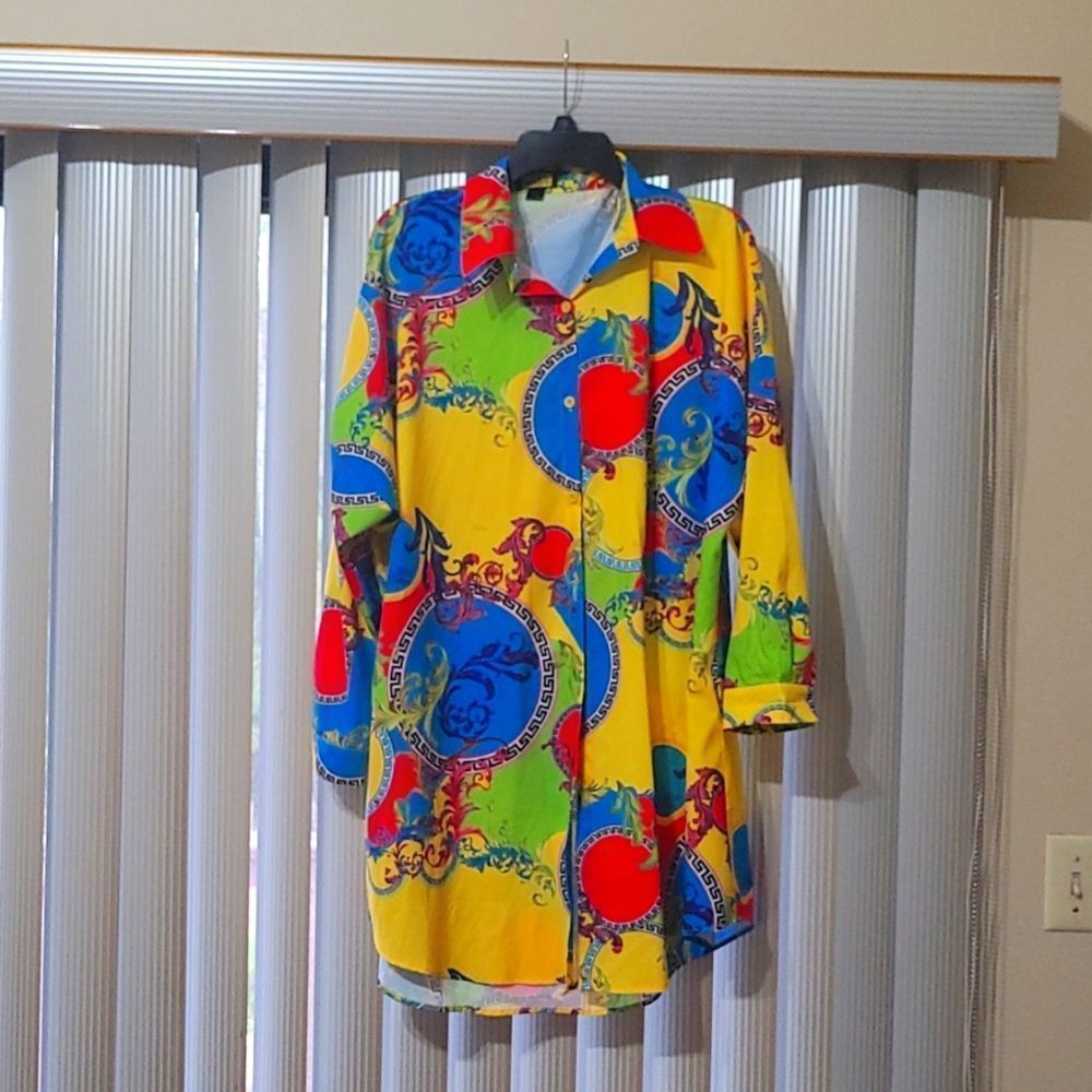 Bright color dress